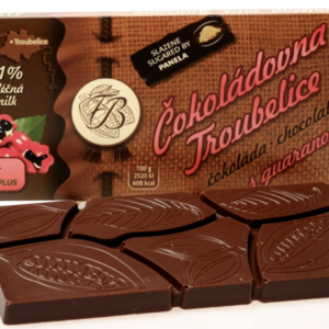 Čokoláda  mliečna 51% s guaranou